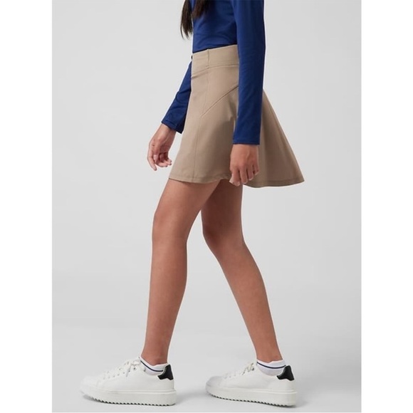 Athleta girl school day skirt/skort in khaki - Picture 3 of 9
